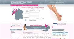 Desktop Screenshot of epilation.fr