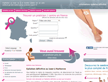 Tablet Screenshot of narbonne.epilation.fr